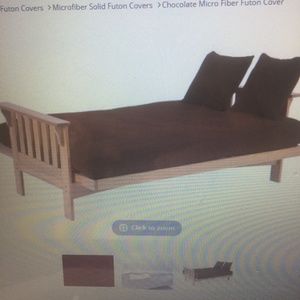 futon shop BRAND NEW Chocolate Micro Fiber Futon Cover